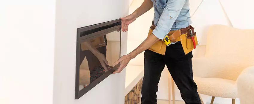 Metal Fireplace Installation in McAllen, Texas