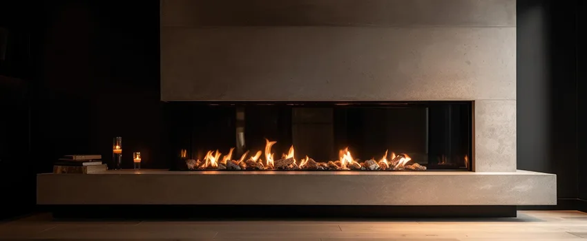 Gas Fireplace Ember Bed Design Services in McAllen, Texas