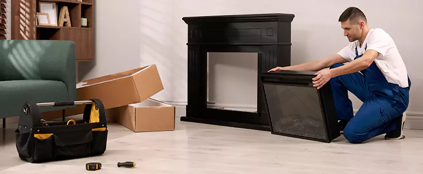Old Rusted Metal Fireplace Repair And Replacement in McAllen, TX