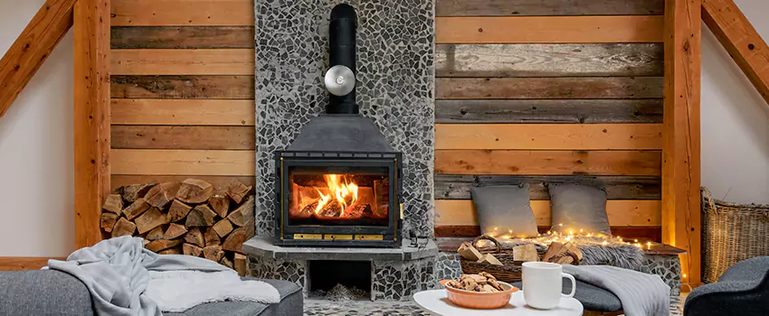 Thelin Hearth Products Direct Vent Gas Stove Fireplace Inspection in McAllen, Texas